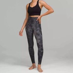 Lululemon Align HR HR 25” Pant Diamond Dye Pitch Grey Graphite